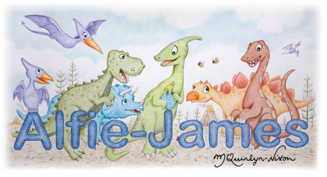 Alfie-James illustration by Michael Quinlyn-Nixon for blog